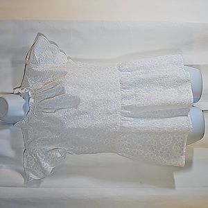2/$20 Crown & Ivy M Eyelet Lace Top